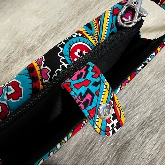 New VERA BRADLEY Parisian Paisley 2016Smart Phone Wristlet Wallet Lippies - Picture 12 of 17